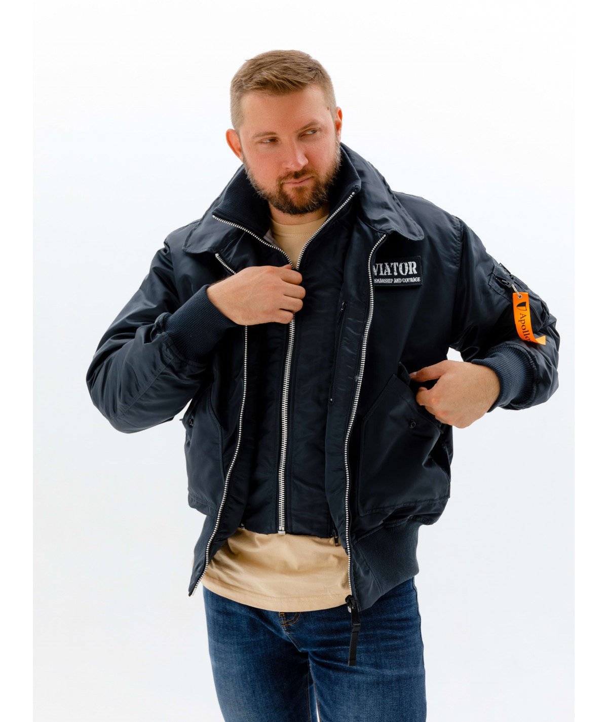картинка Apolloget AVIATOR Steel Blue/Gun Metal от магазинаАполлогет